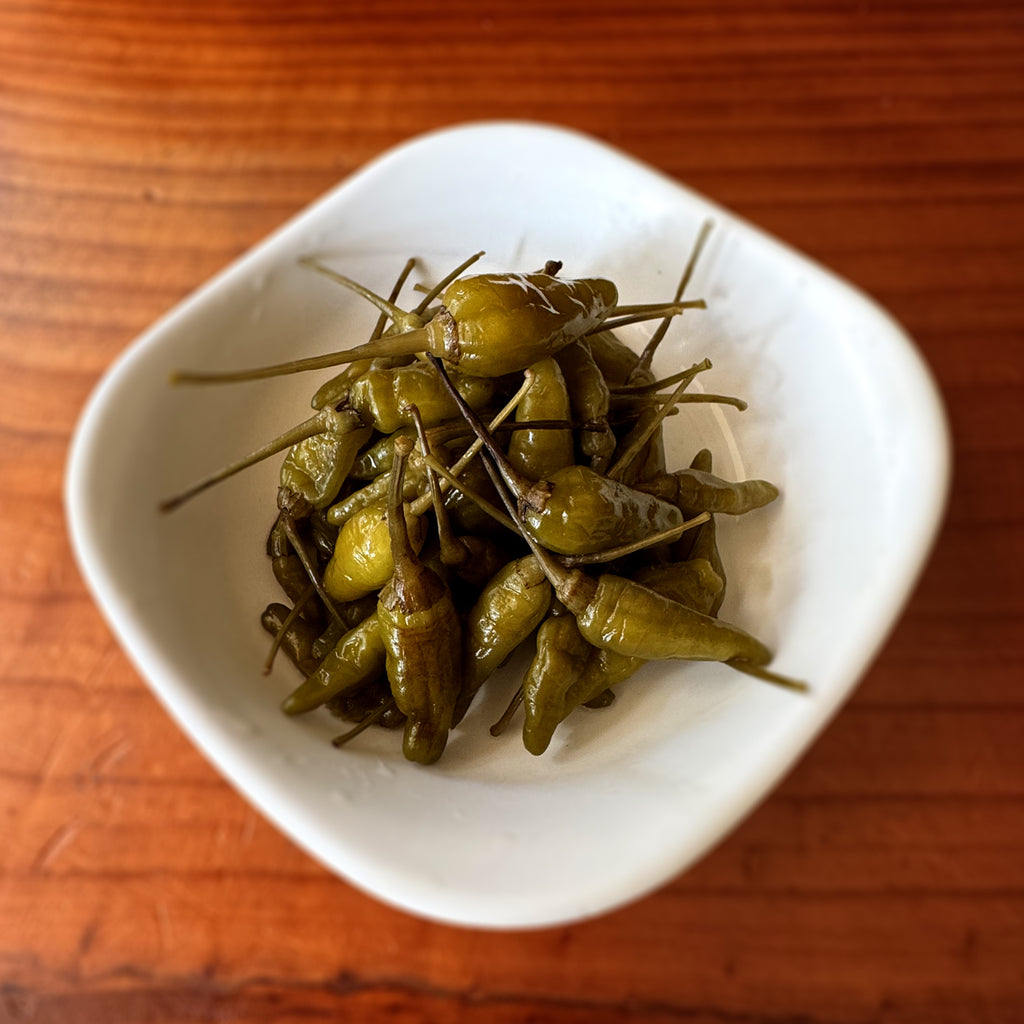 절임산고추 400g<br>(Pickled hot small green chili)