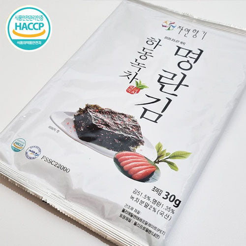 (전장)하동명란시즈닝전장김<br>(Green Tea Pollack Roe Seasoned Laver)