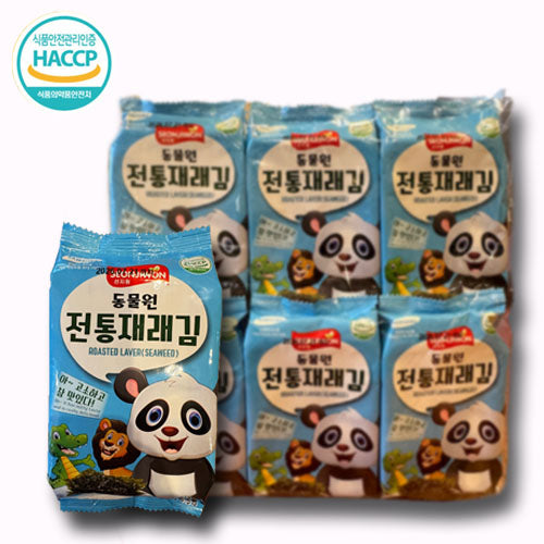 (도시락)동물원전통재래김<br>(Traditional Laver)